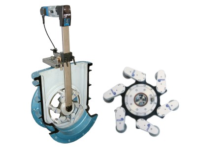 EFCO Grinding and Lapping HSL Sealing Faces in Gate Valves (DN 175 - DN 600)