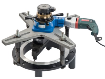 EFCO Valve Cutting and Turning - external clamping TDF for machining flanges