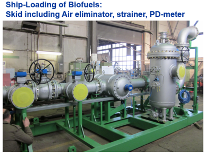 Flow Metering Ship Loading Biofuel