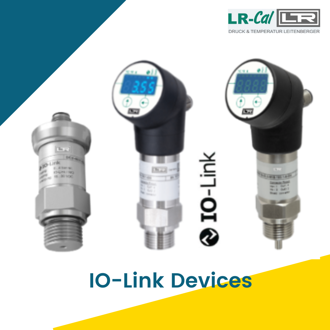 LR Leitenberger  IO-Link devices for pressure and temperature