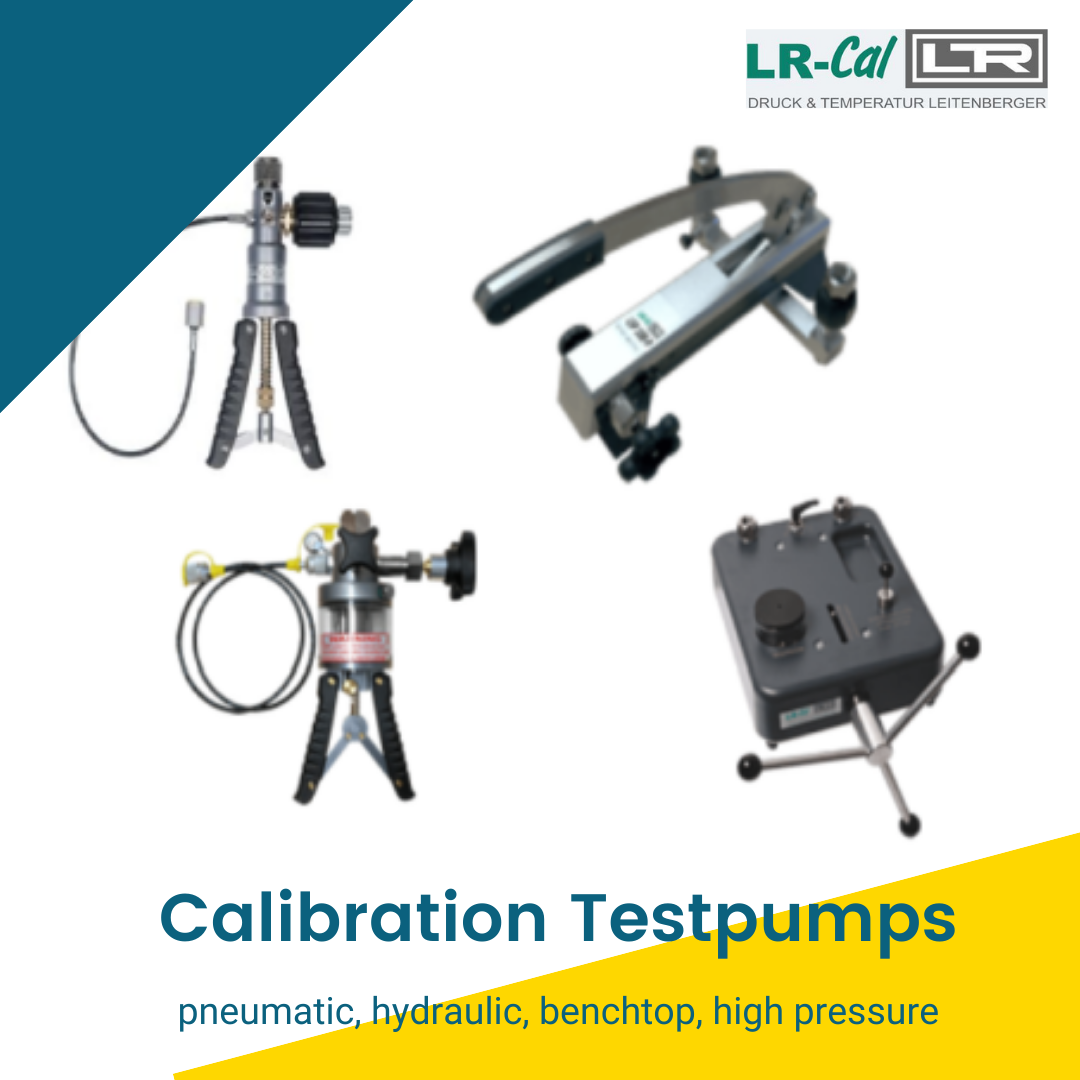 Leitenberger Pressure calibration testpumps, comparison pumps, spindle pumps, benchtop hand lever pumps, pneumatic, hydraulic