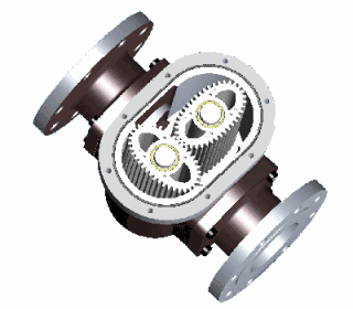 Bopp & Reuther Messtechnik oval gear flow meter working principle